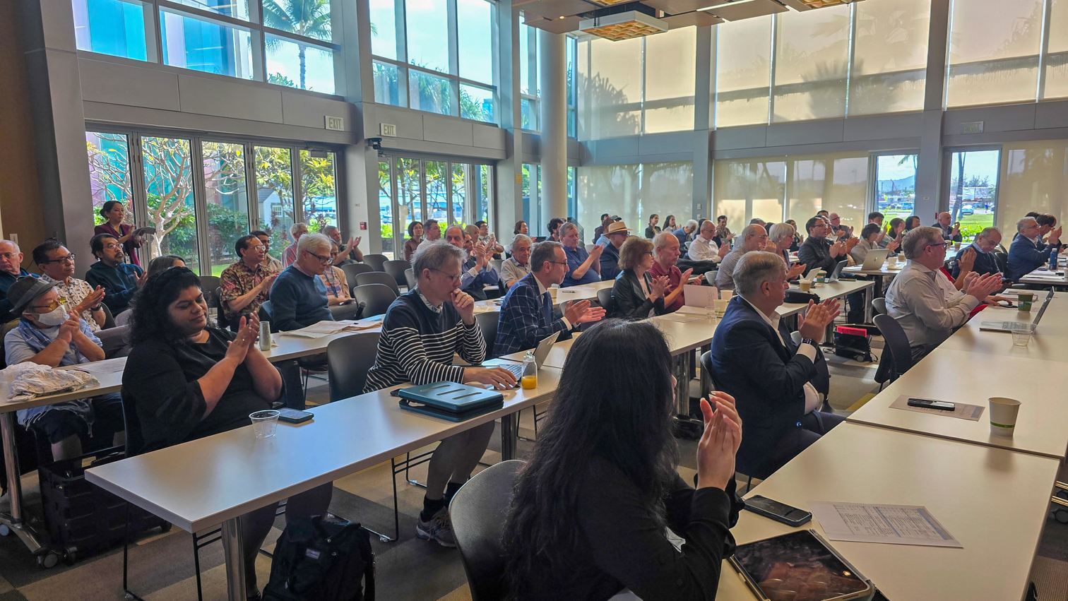 Symposium attendees at the Sullivan Conference Center at the UH Cancer Center